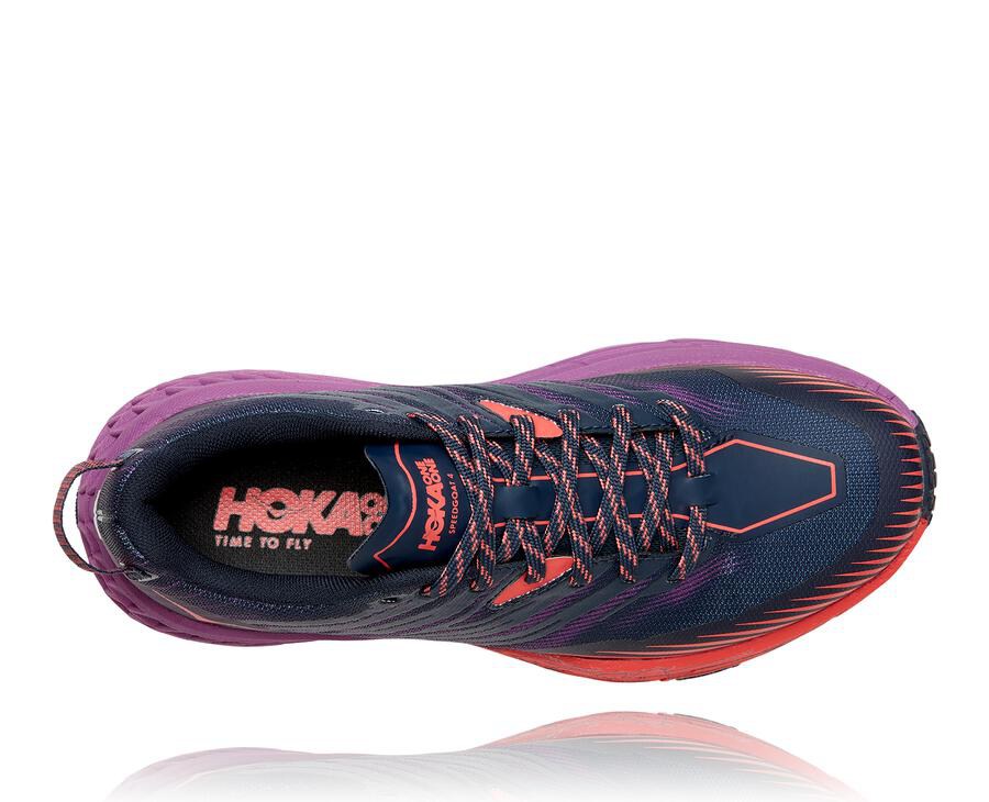 Hoka One One Trailove Tenisky Damske Námornícka Modrá - Speedgoat 4 - 36914-GXUY